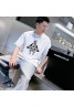 フェンデイ ｔシャツ 白黒 短袖 2023新品 男女兼用 カジュアル ファション